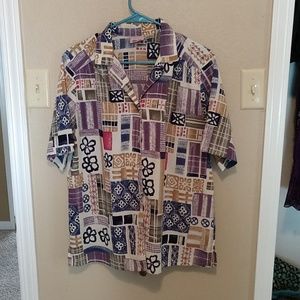 Button down Patterned Shirt